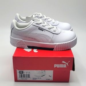 🆕️ NIB Puma Carina L AC Inf Sneakers Size 10C